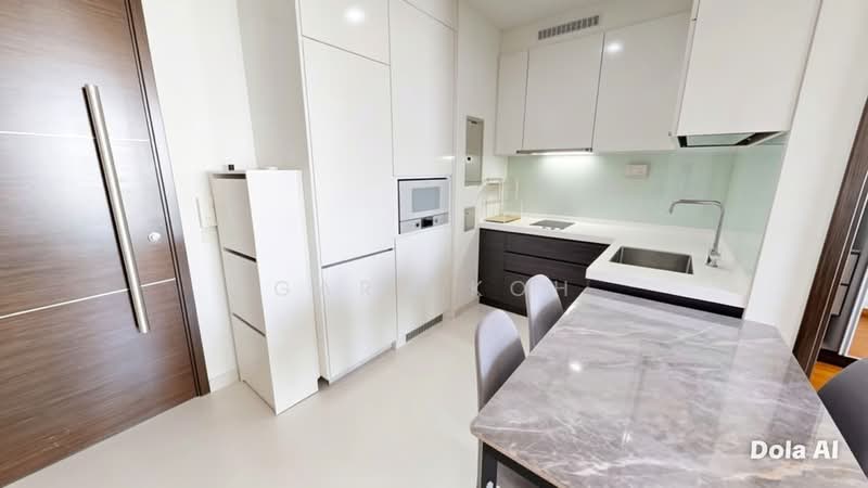 Eon Shenton, 70 Shenton Way, 2 Bedrooms, 538 sqft, Condominium For Rent, by Gary Koh, 500177229 - Kitchen - PropertyGuru.com.sg
