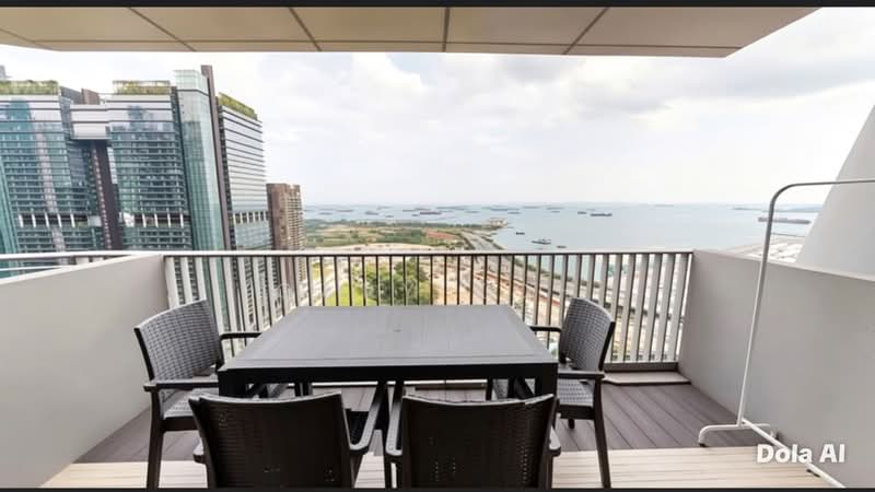 V on Shenton, 5 Shenton Way, 2 Bedrooms, 1,055 sqft, Condominium For Rent, by Gary Koh, 500177234 - Balcony - PropertyGuru.com.sg