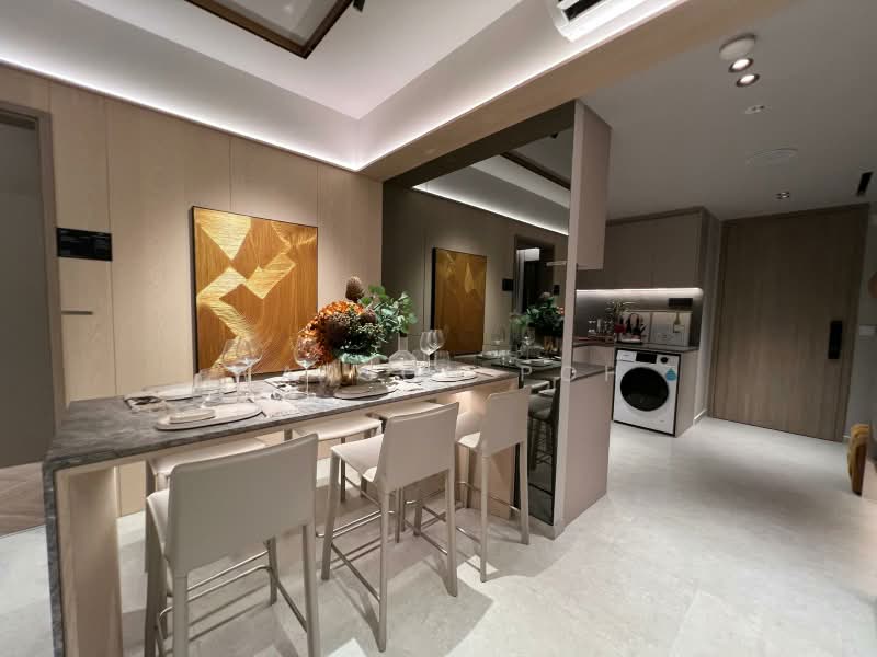 River Modern, River Galley Green, 3 Bedrooms, 797 sqft, Condominium For Sale, by Watson Poh, 500177400 - Dining Room - PropertyGuru.com.sg