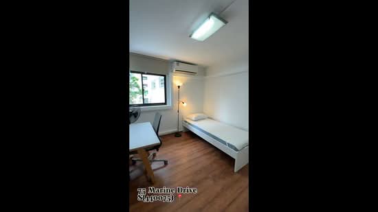 75 Marine Drive, 75 Marine Drive, Room Rental, 140 sqft, HDB Flat For Rent, by Kyne Chan, 500177508 - PropertyGuru.com.sg