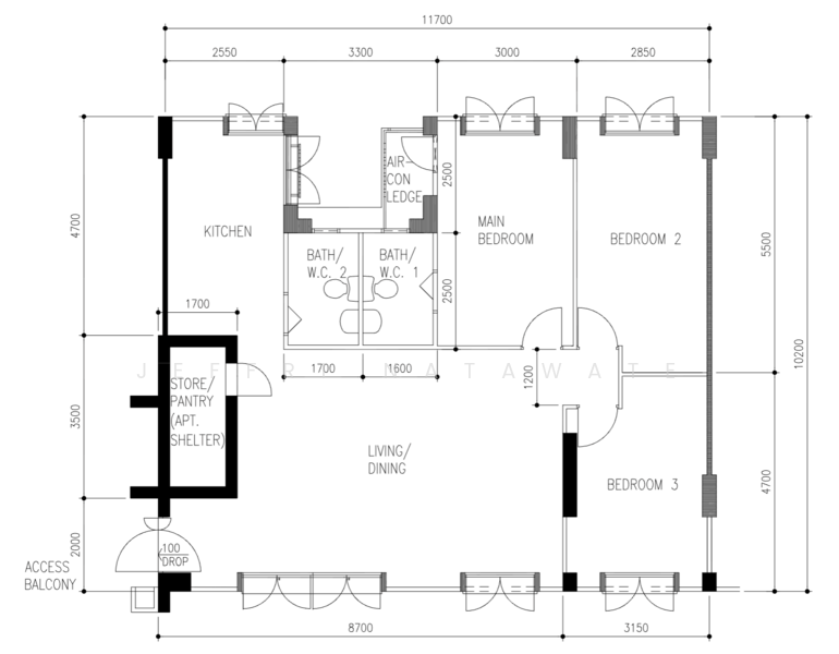 186B Rivervale Drive, 186B Rivervale Drive, 3 Bedrooms, 1,184 sqft, HDB Flat For Sale, by Jeffri Natawate, 500177545 - PropertyGuru.com.sg