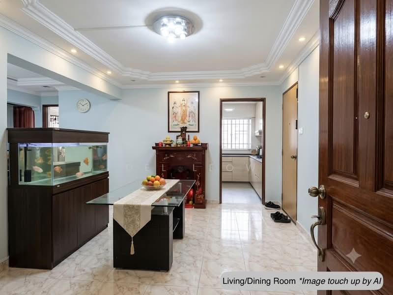 146 Rivervale Drive, 146 Rivervale Drive, 3 Bedrooms, 1,076 sqft, HDB Flat For Sale, by Del Leow, 500177570 - Living Room - PropertyGuru.com.sg