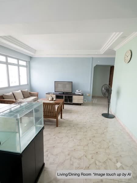 146 Rivervale Drive, 146 Rivervale Drive, 3 Bedrooms, 1,076 sqft, HDB Flat For Sale, by Del Leow, 500177570 - Living Room - PropertyGuru.com.sg