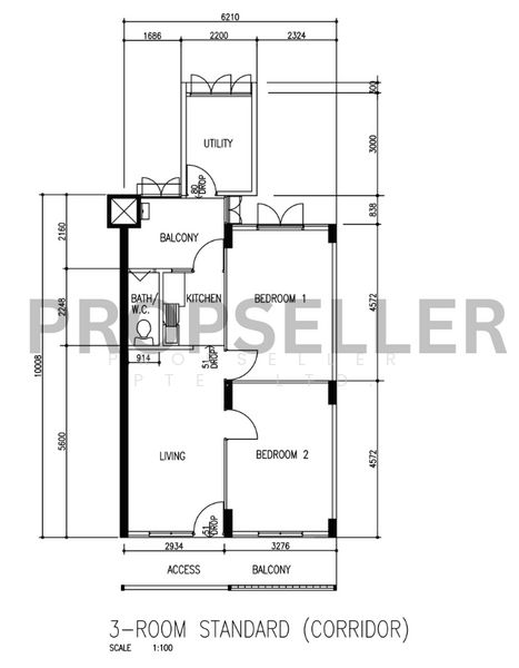 22 Havelock Road, 22 Havelock Road, 2 Bedrooms, 689 sqft, HDB Flat For Sale, by Don Png, 500177572 - PropertyGuru.com.sg