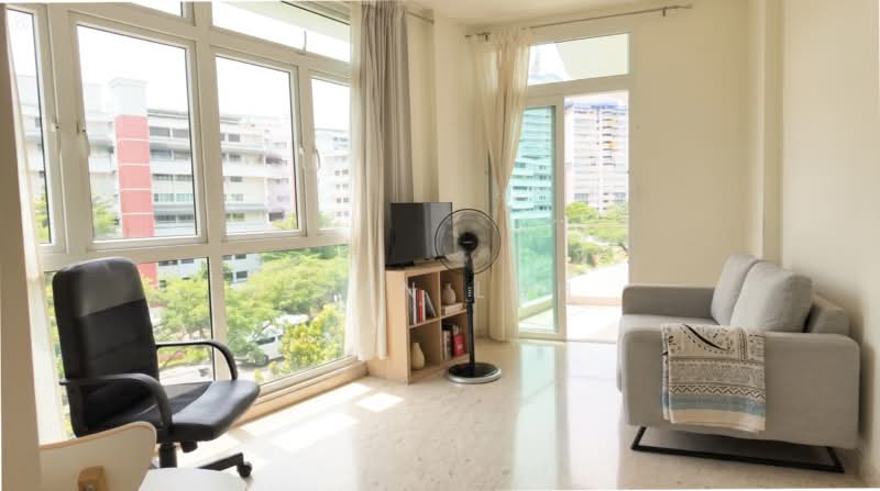 Cardiff Residence, 101 Cardiff Grove, 1 Bedroom, 398 sqft, Condominium For Rent, by Jean Loh, 500177638 - Living Room - PropertyGuru.com.sg
