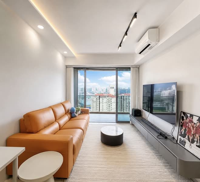 Stirling Residences, 25 Stirling Road, 3 Bedrooms, 1,055 sqft, Condominium For Sale, by Isaac Lin, 500177723 - Living Room - PropertyGuru.com.sg