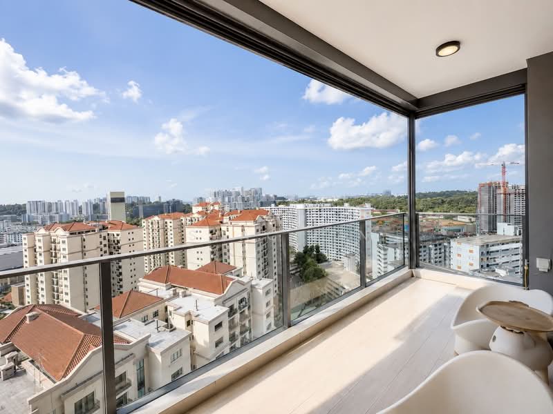 Stirling Residences, 25 Stirling Road, 3 Bedrooms, 1,055 sqft, Condominium For Sale, by Isaac Lin, 500177723 - Balcony - PropertyGuru.com.sg