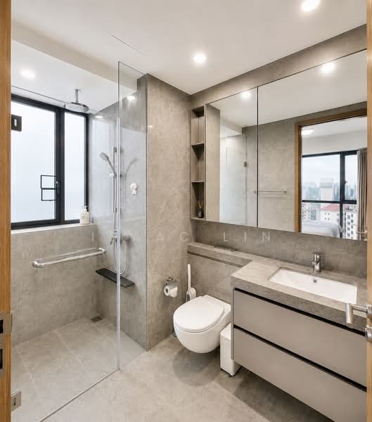 Stirling Residences, 25 Stirling Road, 3 Bedrooms, 1,055 sqft, Condominium For Sale, by Isaac Lin, 500177723 - Bathroom - PropertyGuru.com.sg