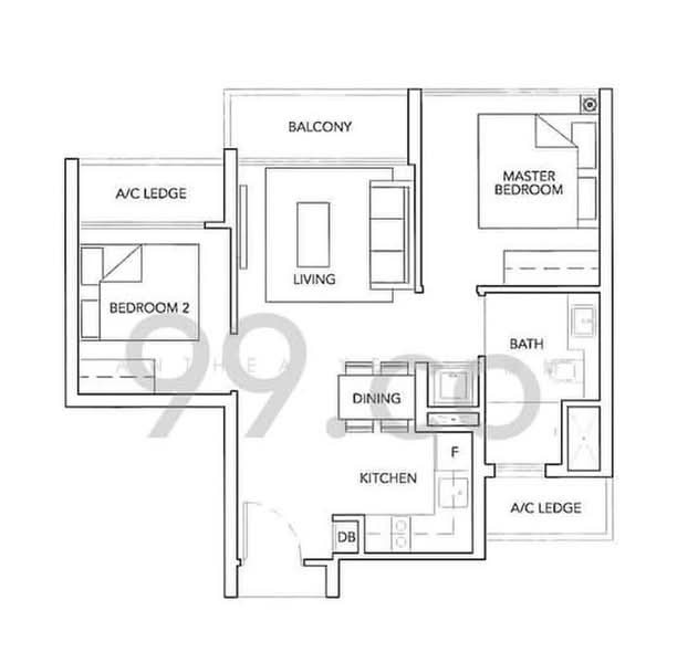 Sturdee Residences, Sturdee Road, 2 Bedrooms, 570 sqft, Condominium For Rent, by Anthea Yeo 杨丽娇, 500177732 - PropertyGuru.com.sg