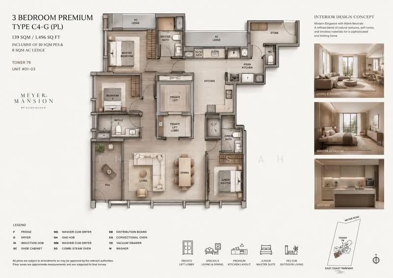 Meyer Mansion, 79 Meyer Road, 3 Bedrooms, 1,496 sqft, Condominium For Sale, by Thomas Siah, 500177740 - PropertyGuru.com.sg