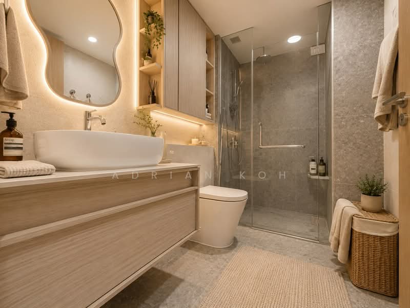 Mori, 223 Guillemard Road, 1 Bedroom, 592 sqft, Condominium For Sale, by Adrian Koh, 500177749 - Bathroom - PropertyGuru.com.sg