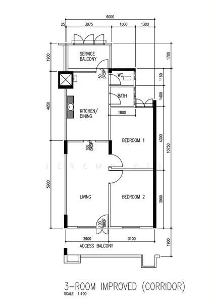 5 Lorong Lew Lian, 5 Lorong Lew Lian, 2 Bedrooms, 689 sqft, HDB Flat For Sale, by Jeremy Peh, 500177757 - PropertyGuru.com.sg