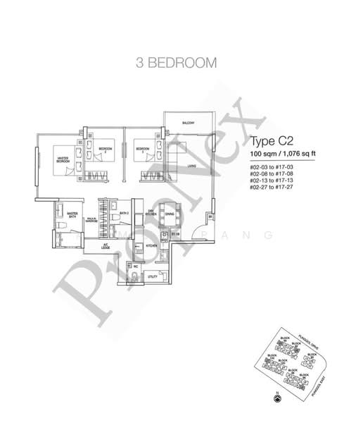 Riverparc Residence, 90 Punggol Drive, 3 Bedrooms, 1,076 sqft, Executive Condominium For Sale, by Karmun Pang, 500177766 - PropertyGuru.com.sg