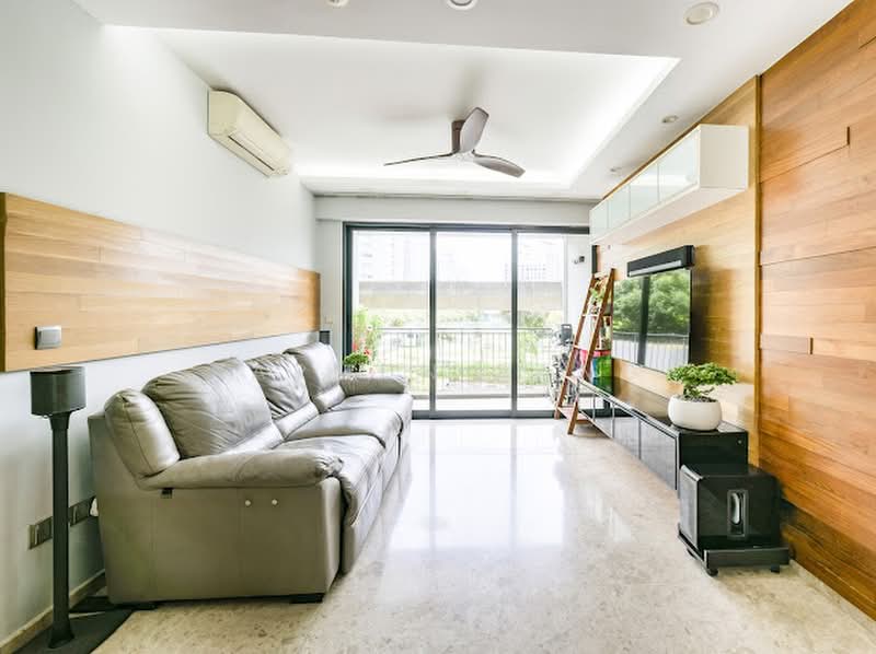 Riverparc Residence, 90 Punggol Drive, 3 Bedrooms, 1,076 sqft, Executive Condominium For Sale, by Karmun Pang, 500177766 - Living Room - PropertyGuru.com.sg