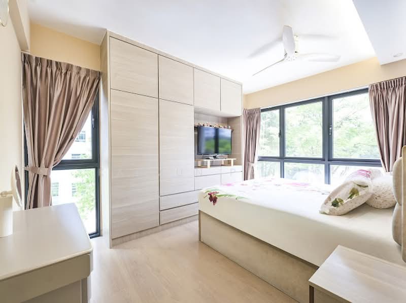 Riverparc Residence, 90 Punggol Drive, 3 Bedrooms, 1,076 sqft, Executive Condominium For Sale, by Karmun Pang, 500177766 - Bedroom - PropertyGuru.com.sg