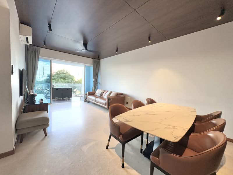 Mera Springs, 81 Carlisle Road, 3 Bedrooms, 1,292 sqft, Condominium For Rent, by Sher Gao Ting Yu, 500177816 - Living Room - PropertyGuru.com.sg