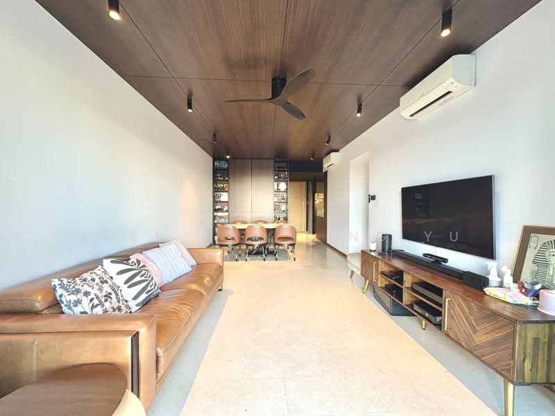 Mera Springs, 81 Carlisle Road, 3 Bedrooms, 1,292 sqft, Condominium For Rent, by Sher Gao Ting Yu, 500177816 - Living Room - PropertyGuru.com.sg