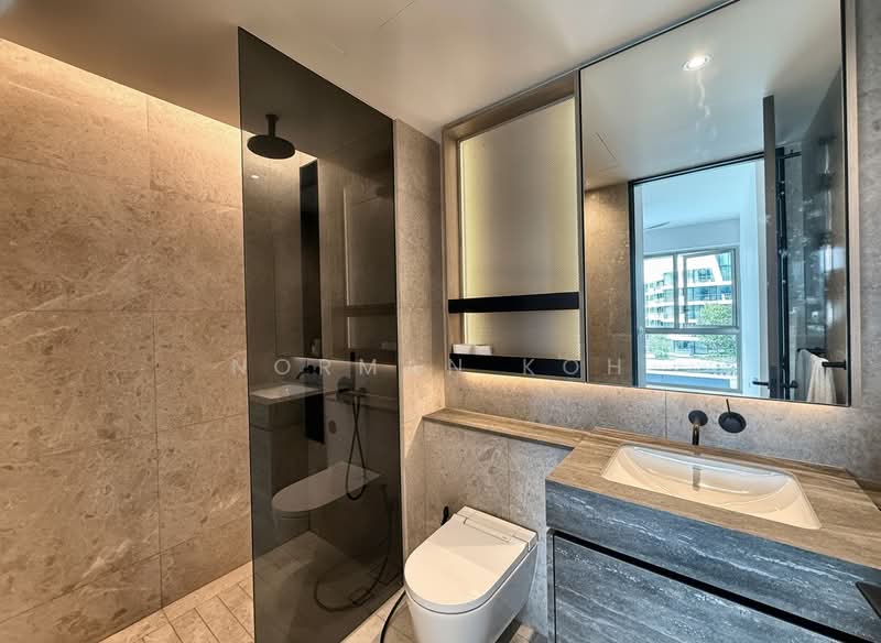 The Reef at King's Dock, 20 Harbourfront Avenue, 2 Bedrooms, 732 sqft, Condominium For Rent, by Norman Koh, 500177825 - Bathroom - PropertyGuru.com.sg