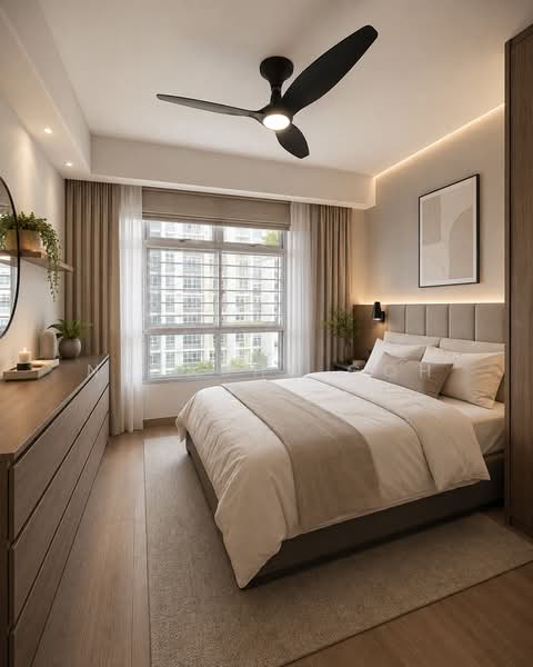 408B Northshore Drive, 408B Northshore Drive, 3 Bedrooms, 1,012 sqft, HDB Flat For Sale, by Natasha Goh, 500177846 - Bedroom - PropertyGuru.com.sg