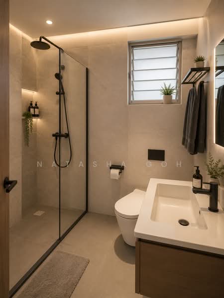 408B Northshore Drive, 408B Northshore Drive, 3 Bedrooms, 1,012 sqft, HDB Flat For Sale, by Natasha Goh, 500177846 - Bathroom - PropertyGuru.com.sg