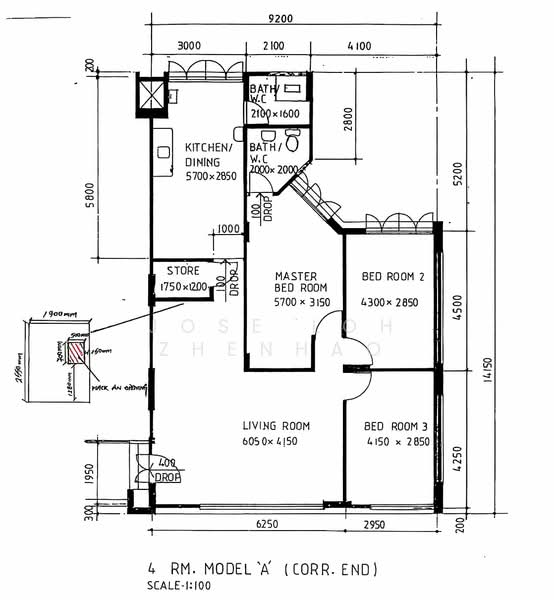 121 Potong Pasir Avenue 1, 121 Potong Pasir Avenue 1, 3 Bedrooms, 1,141 sqft, HDB Flat For Sale, by Jose Loh Zhenhao, 500177921 - PropertyGuru.com.sg