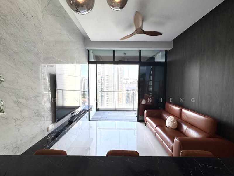 The Scotts Tower, 38 Scotts Road, 2 Bedrooms, 807 sqft, Condominium For Sale, by Ethan Mark Kheng, 500177940 - Living Room - PropertyGuru.com.sg