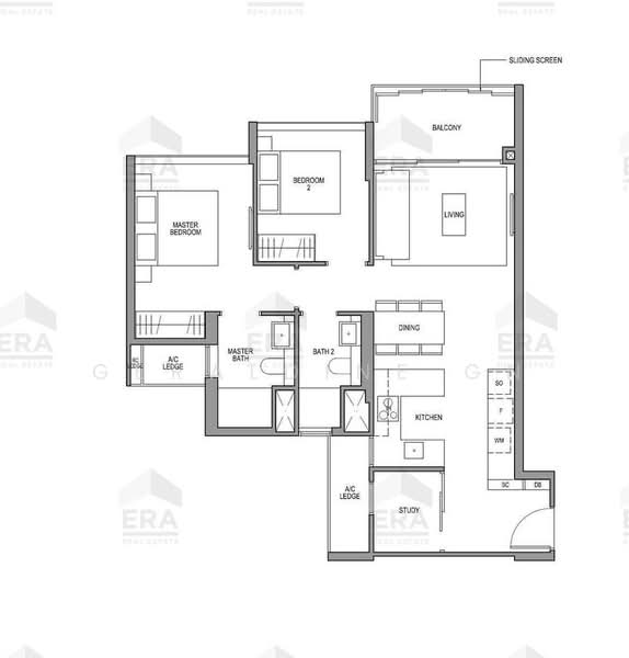 Martin Modern, 10 Martin Place, 2 Bedrooms, 883 sqft, Apartment For Sale, by Geraldine Gn, 500177969 - PropertyGuru.com.sg