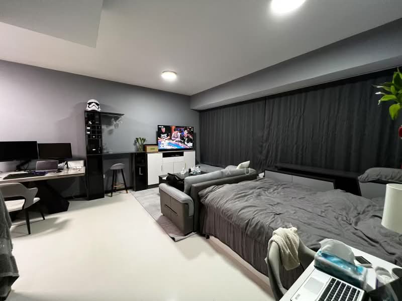 Double Bay Residences, 17C Simei Street 4, Studio, 538 sqft, Condominium For Rent, by Luke Xu, 500178005 - Living Room - PropertyGuru.com.sg