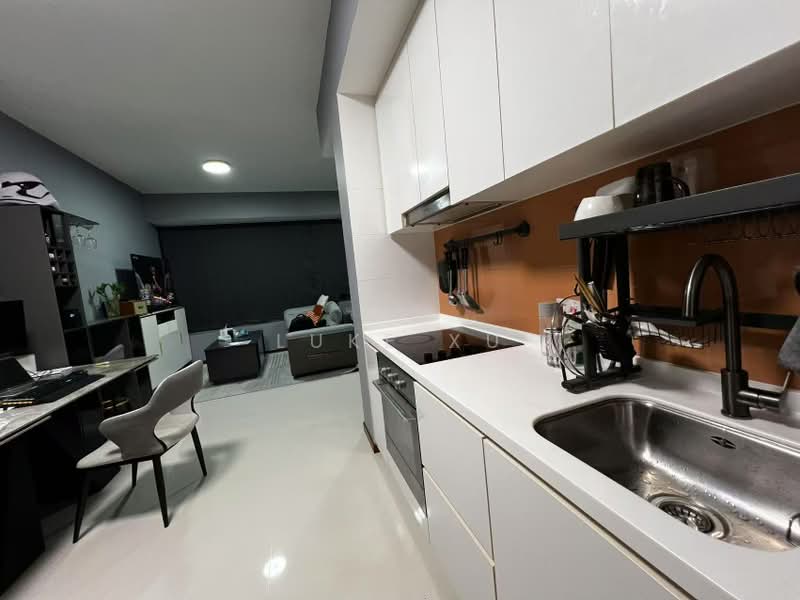 Double Bay Residences, 17C Simei Street 4, Studio, 538 sqft, Condominium For Rent, by Luke Xu, 500178005 - Kitchen - PropertyGuru.com.sg