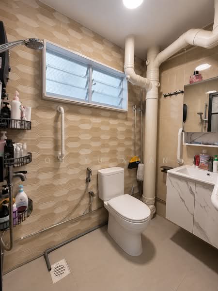 129 Simei Street 1, 129 Simei Street 1, 3 Bedrooms, 904 sqft, HDB Flat For Sale, by Oh Yu Xuan, 500178014 - Common Bathroom - PropertyGuru.com.sg