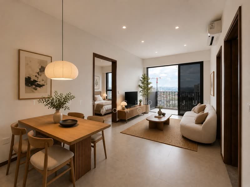 Lentor Modern, 7 Lentor Central, 2 Bedrooms, 732 sqft, Condominium For Sale, by Timothy Choo Jun Hong, 500178051 - Living Room - PropertyGuru.com.sg