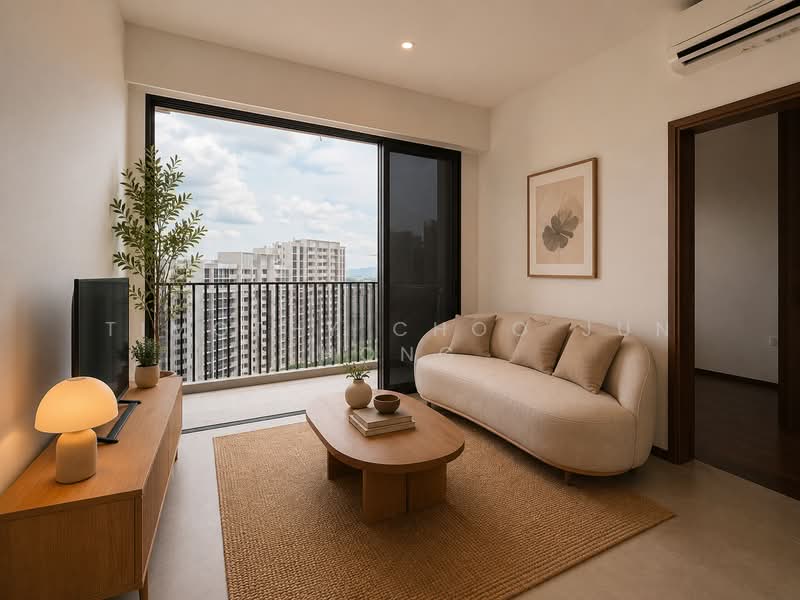 Lentor Modern, 7 Lentor Central, 2 Bedrooms, 732 sqft, Condominium For Sale, by Timothy Choo Jun Hong, 500178051 - Living Room - PropertyGuru.com.sg
