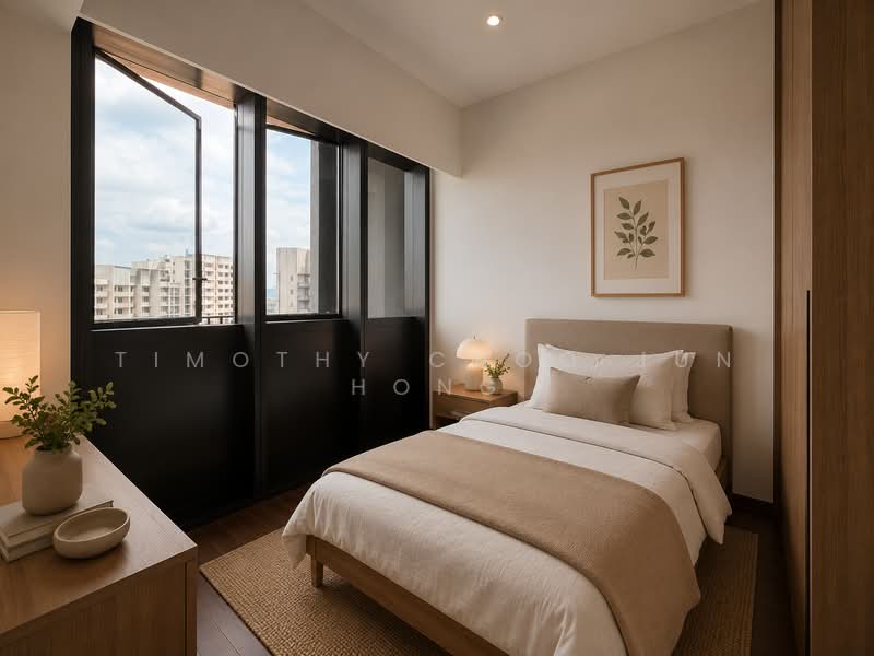 Lentor Modern, 7 Lentor Central, 2 Bedrooms, 732 sqft, Condominium For Sale, by Timothy Choo Jun Hong, 500178051 - Bedroom - PropertyGuru.com.sg