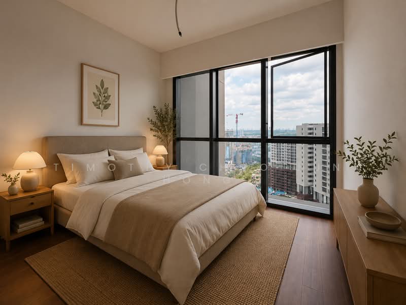 Lentor Modern, 7 Lentor Central, 2 Bedrooms, 732 sqft, Condominium For Sale, by Timothy Choo Jun Hong, 500178051 - Bedroom - PropertyGuru.com.sg