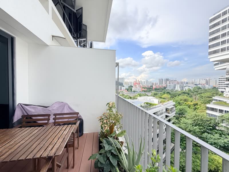 The Interlace, 180 Depot Road, 3 Bedrooms, 1,550 sqft, Condominium For Sale, by Vivian Ong, 500178064 - Master Bedroom Balcony - PropertyGuru.com.sg