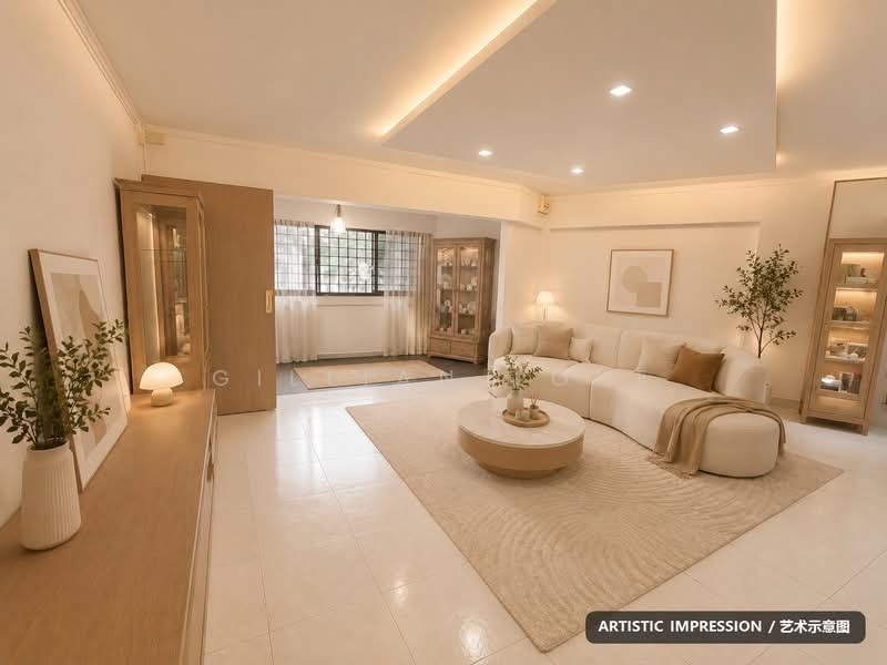 912 Tampines Street 91, 912 Tampines Street 91, 3 Bedrooms, 1,432 sqft, HDB Flat For Sale, by Gillian Loke, 500178069 - Living Room - PropertyGuru.com.sg