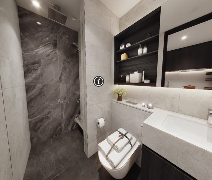 Sophia Regency, 105 Sophia Road, 2 Bedrooms, 862 sqft, Condominium For Sale, by Alvin Kwan, 500178073 - Bathroom - PropertyGuru.com.sg