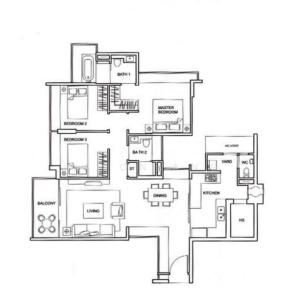 One Amber, 7 Amber Gardens, 3 Bedrooms, 1,259 sqft, Condominium For Rent, by Jason Ang, 500178161 - PropertyGuru.com.sg