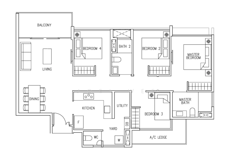Ecopolitan, Punggol Walk, 4 Bedrooms, 1,141 sqft, Executive Condominium For Sale, by Joel Wee, 500178220 - PropertyGuru.com.sg