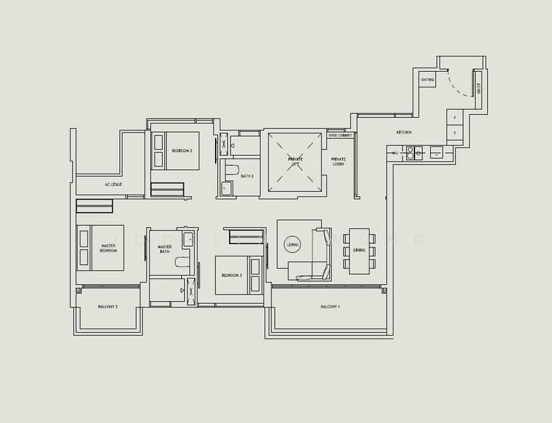 The Landmark, 173 Chin Swee Road, 3 Bedrooms, 1,076 sqft, Condominium For Rent, by Joceline Wong, 500178289 - PropertyGuru.com.sg