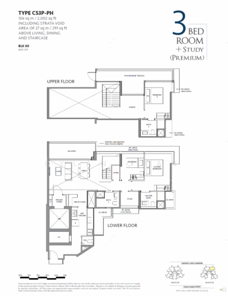 The lakegarden residences 3 bedroom and study penthouse for sale, , 3 Bedrooms, 2,002 sqft, Condominium For Sale, by Dylan Chan, 500178329 - PropertyGuru.com.sg