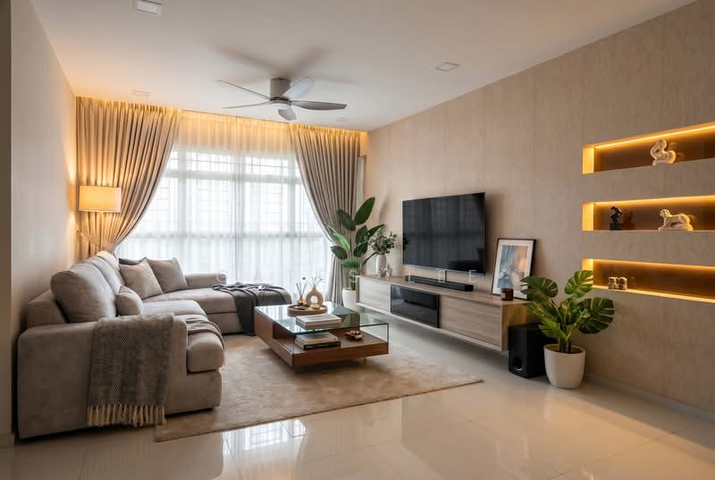 204 Punggol Field, 204 Punggol Field, 3 Bedrooms, 1,184 sqft, HDB Flat For Sale, by Gates Lee, 500178333 - Living Room - PropertyGuru.com.sg