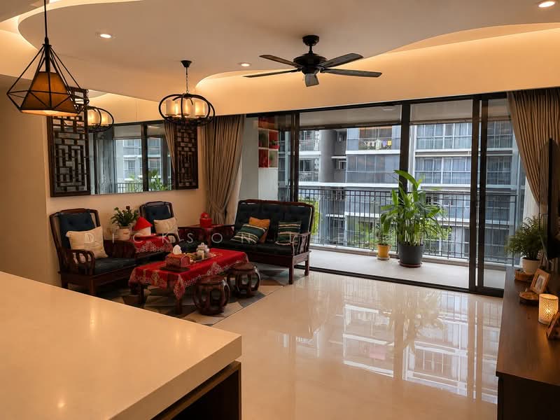 Bellewaters, 27 Anchorvale Crescent, 4 Bedrooms, 1,335 sqft, Executive Condominium For Rent, by Dickson Lee 李鼎盛, 500178355 - Living Room - PropertyGuru.com.sg