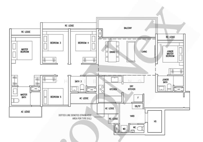 The Botany at Dairy Farm, 3 Dairy Farm Walk, 5 Bedrooms, 1,539 sqft, Condominium For Rent, by Phoebe Ang, 500178360 - PropertyGuru.com.sg