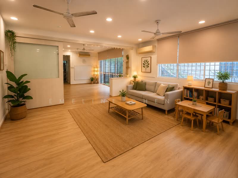 Rare Freehold Landed Home | Huge Space | Renovation Potential, , 5 Bedrooms, 4,386 sqft, Semi-Detached House For Sale, by Emeline Cheng, 500178369 - Living Room - PropertyGuru.com.sg