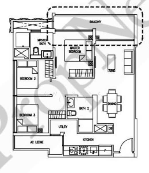 Lattice One, 1 Seraya Crescent, 3 Bedrooms, 861 sqft, Condominium For Sale, by James Yan (JY), 500178390 - PropertyGuru.com.sg