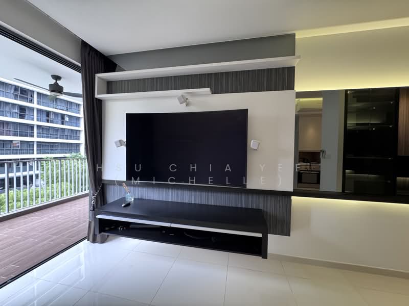 Twin Waterfalls, 114 Punggol Walk, 2 Bedrooms, 720 sqft, Executive Condominium For Rent, by Hsu Chia Yee (Michelle), 500178397 - Living Room - PropertyGuru.com.sg