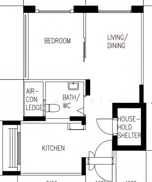 445A Fernvale Road, 445A Fernvale Road, 1 Bedroom, 506 sqft, HDB Flat For Sale, by Janet Neo, 500178398 - PropertyGuru.com.sg