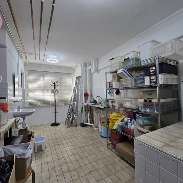 Shophouse 681 Hougang Avenue 8, Hougang Avenue 8, 1,335 sqft, Shop / Shophouse For Rent, by Wendy Tang, 500178416 - Kitchen, 2nd Bathroom & Toilet - CommercialGuru.com.sg