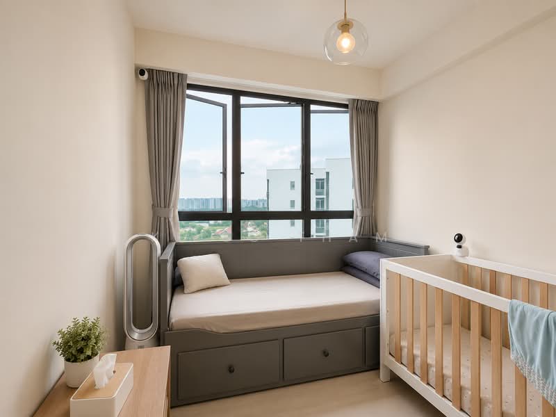 Lake Grande, 6 Jurong Lake Link, 3 Bedrooms, 904 sqft, Condominium For Rent, by Keigo Tham, 500178441 - Bedroom 2 - PropertyGuru.com.sg